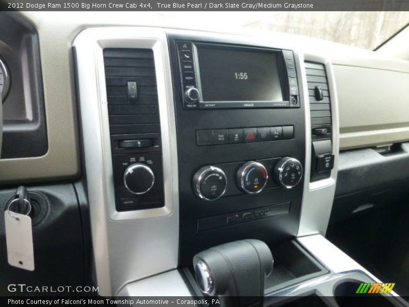 True Blue Pearl / Dark Slate Gray/Medium Graystone 2012 Dodge Ram 1500 Big Horn Crew Cab 4x4