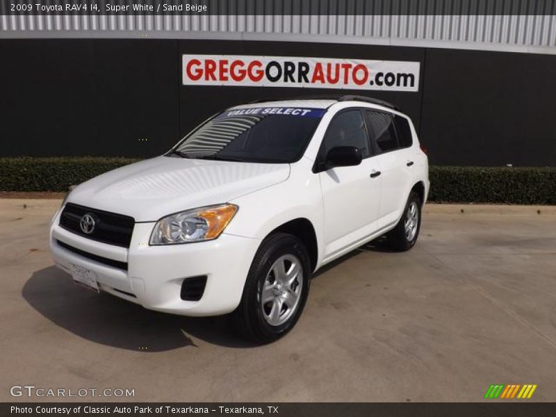 Super White / Sand Beige 2009 Toyota RAV4 I4