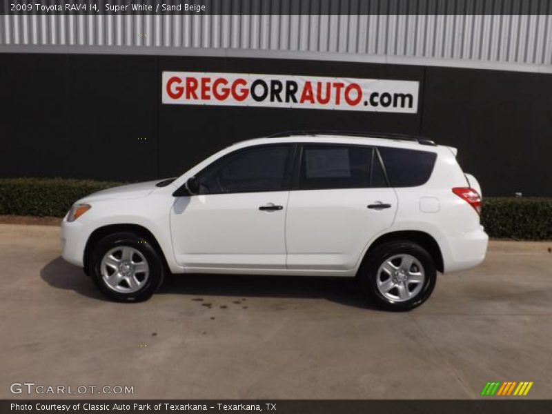 Super White / Sand Beige 2009 Toyota RAV4 I4