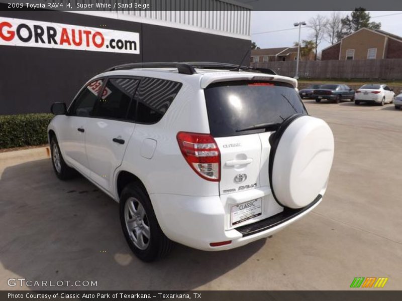 Super White / Sand Beige 2009 Toyota RAV4 I4