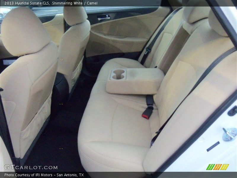 Shimmering White / Camel 2013 Hyundai Sonata GLS