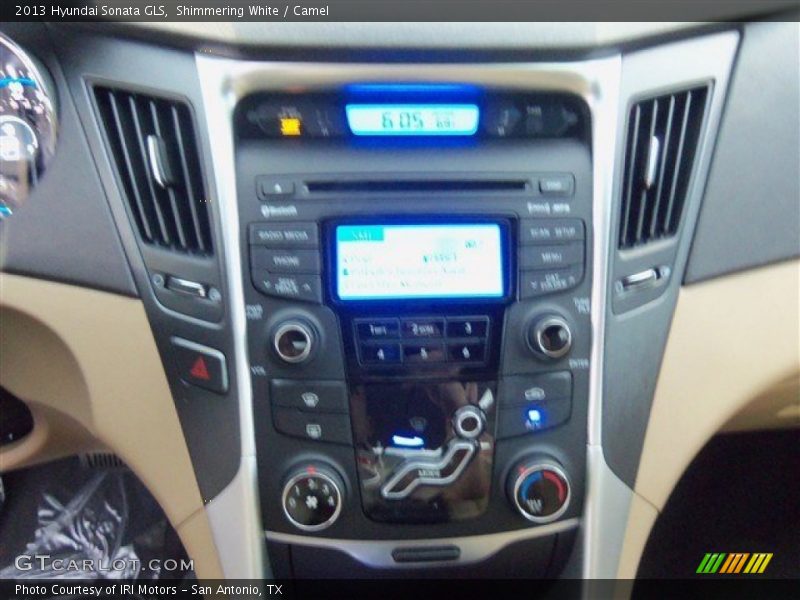 Shimmering White / Camel 2013 Hyundai Sonata GLS