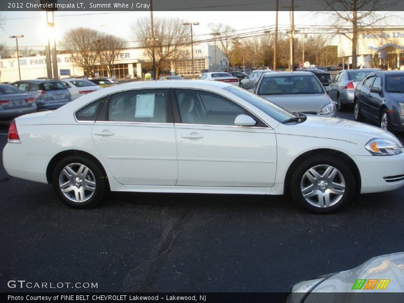 Summit White / Gray 2012 Chevrolet Impala LT