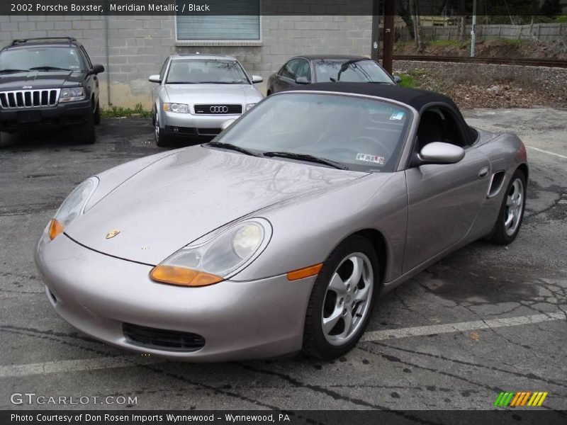 Meridian Metallic / Black 2002 Porsche Boxster