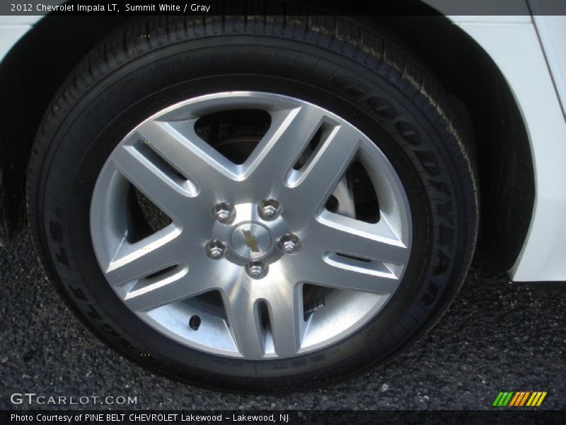 Summit White / Gray 2012 Chevrolet Impala LT