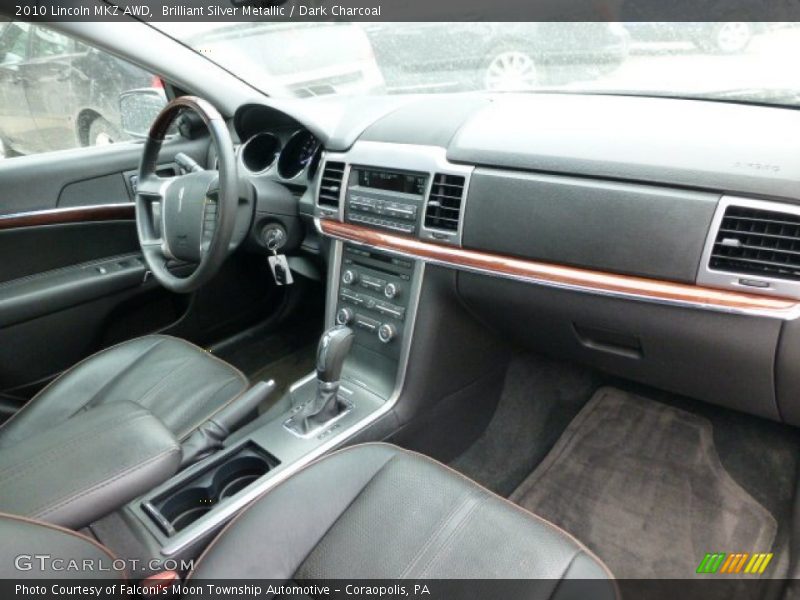Brilliant Silver Metallic / Dark Charcoal 2010 Lincoln MKZ AWD