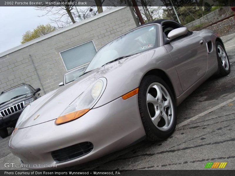 Meridian Metallic / Black 2002 Porsche Boxster