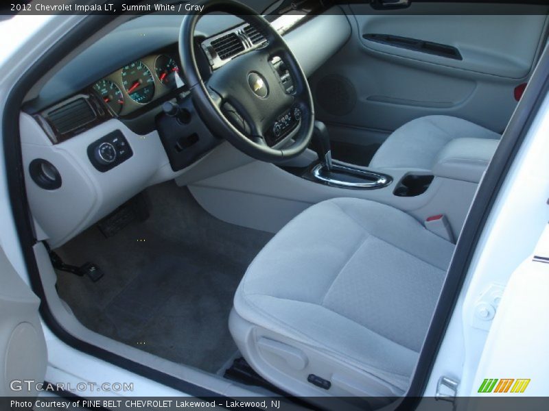 Summit White / Gray 2012 Chevrolet Impala LT