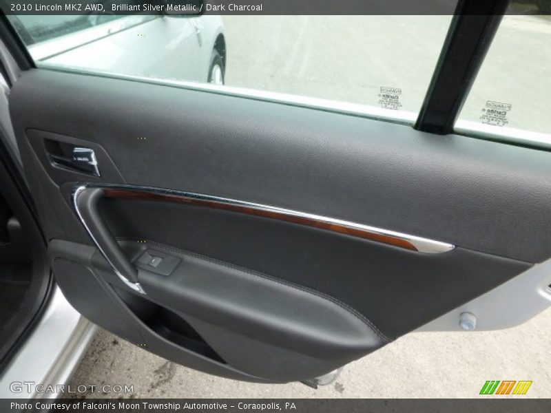 Brilliant Silver Metallic / Dark Charcoal 2010 Lincoln MKZ AWD
