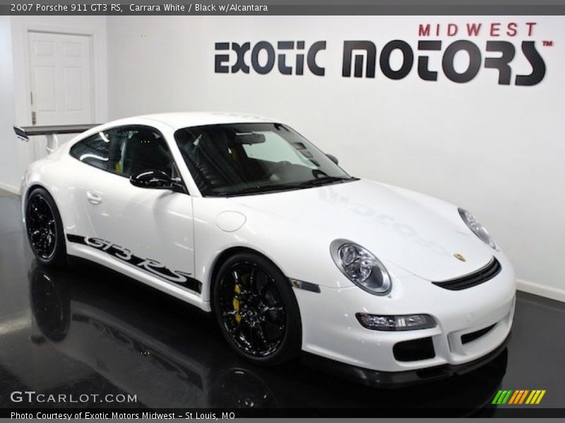 Carrara White / Black w/Alcantara 2007 Porsche 911 GT3 RS