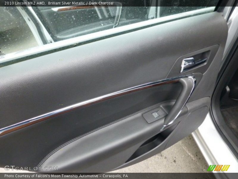 Brilliant Silver Metallic / Dark Charcoal 2010 Lincoln MKZ AWD