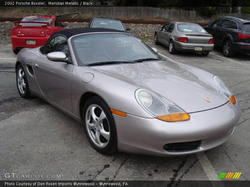 Meridian Metallic / Black 2002 Porsche Boxster