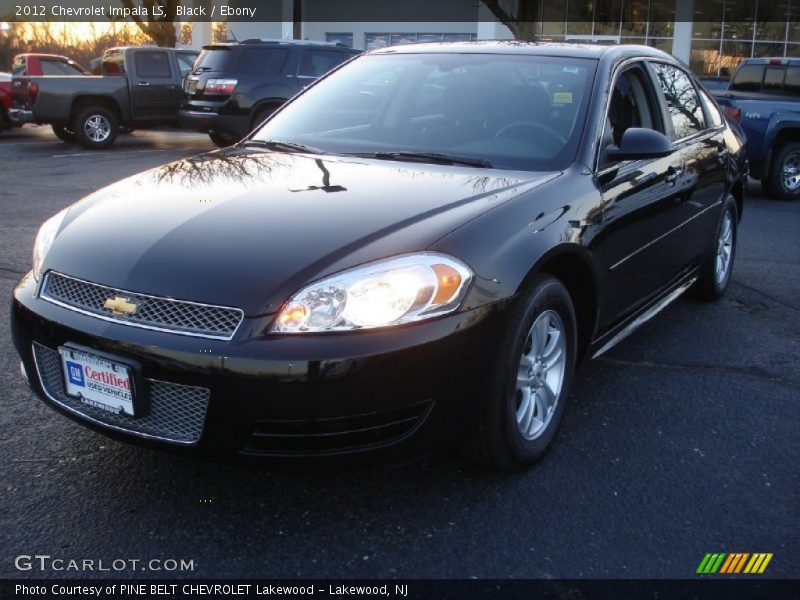 Black / Ebony 2012 Chevrolet Impala LS