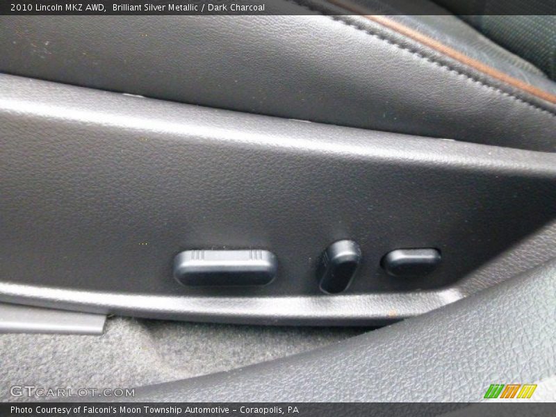 Brilliant Silver Metallic / Dark Charcoal 2010 Lincoln MKZ AWD