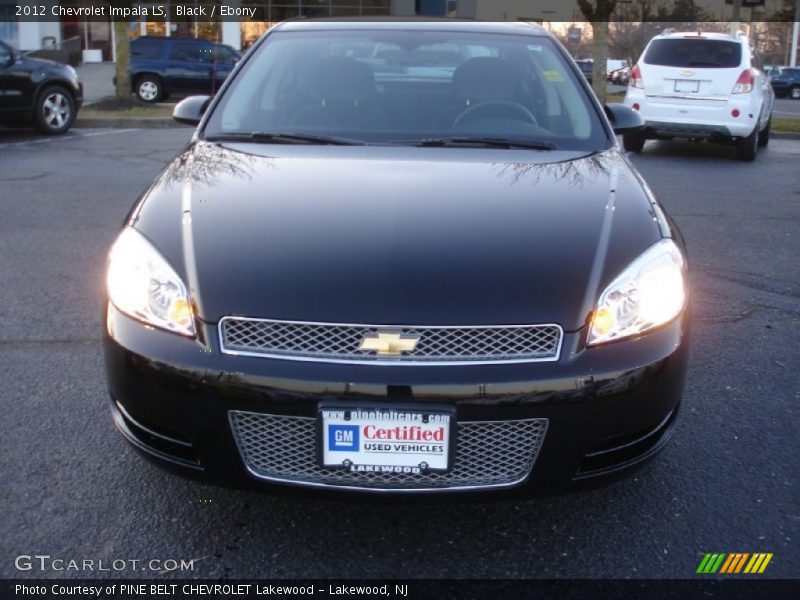 Black / Ebony 2012 Chevrolet Impala LS