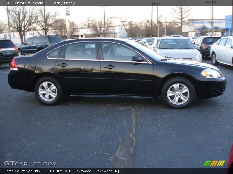 Black / Ebony 2012 Chevrolet Impala LS