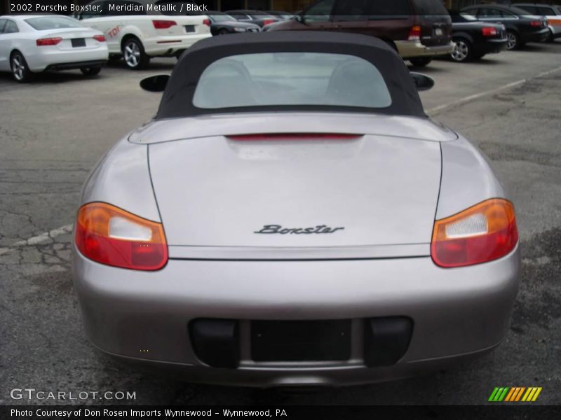 Meridian Metallic / Black 2002 Porsche Boxster