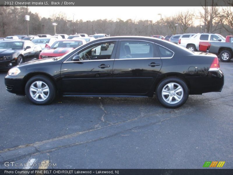 Black / Ebony 2012 Chevrolet Impala LS