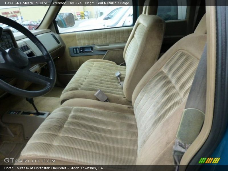  1994 Sierra 1500 SLE Extended Cab 4x4 Beige Interior