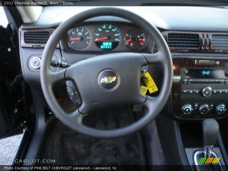 Black / Ebony 2012 Chevrolet Impala LS