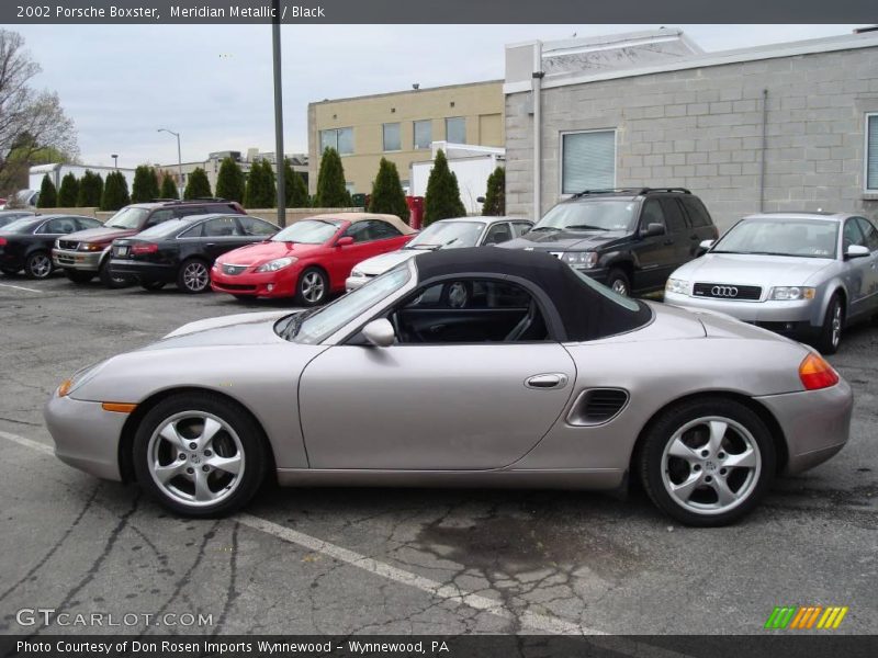 Meridian Metallic / Black 2002 Porsche Boxster