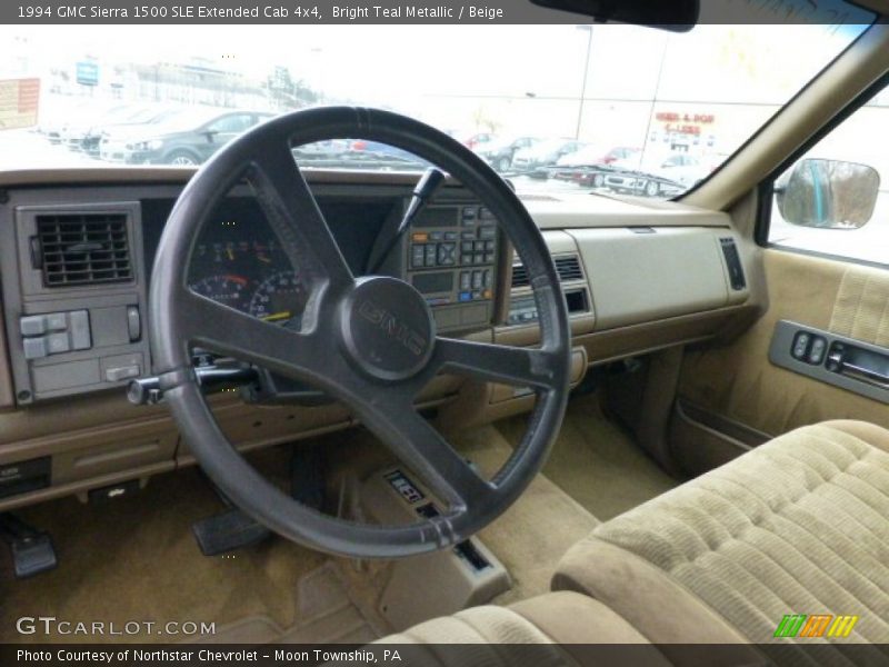 Dashboard of 1994 Sierra 1500 SLE Extended Cab 4x4