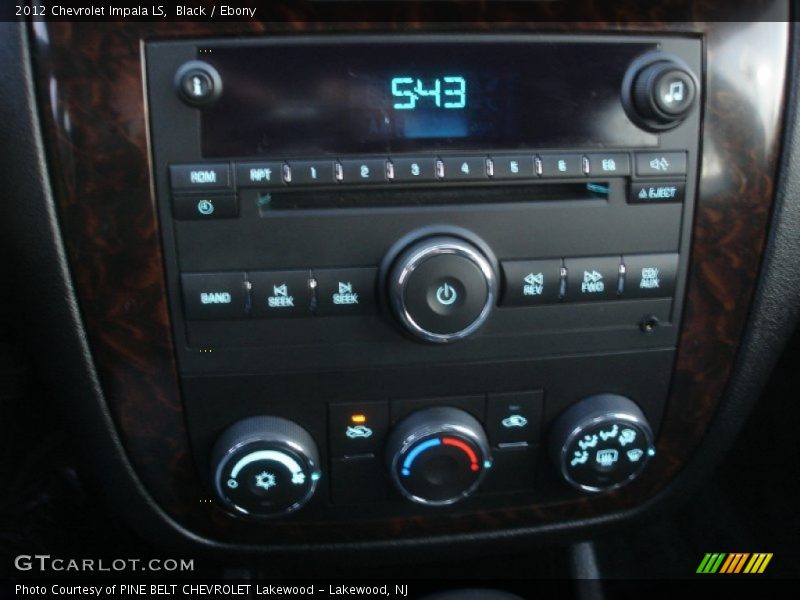Black / Ebony 2012 Chevrolet Impala LS