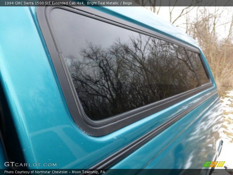 Bright Teal Metallic / Beige 1994 GMC Sierra 1500 SLE Extended Cab 4x4