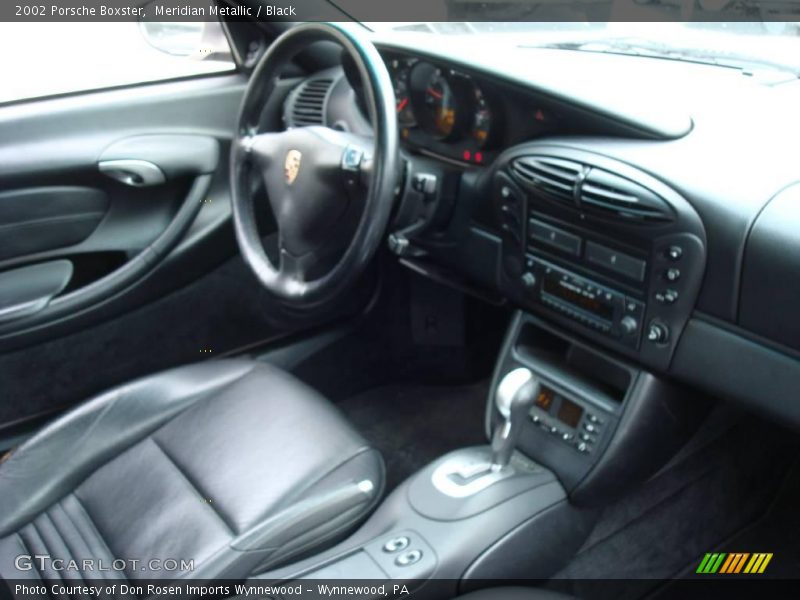 Meridian Metallic / Black 2002 Porsche Boxster