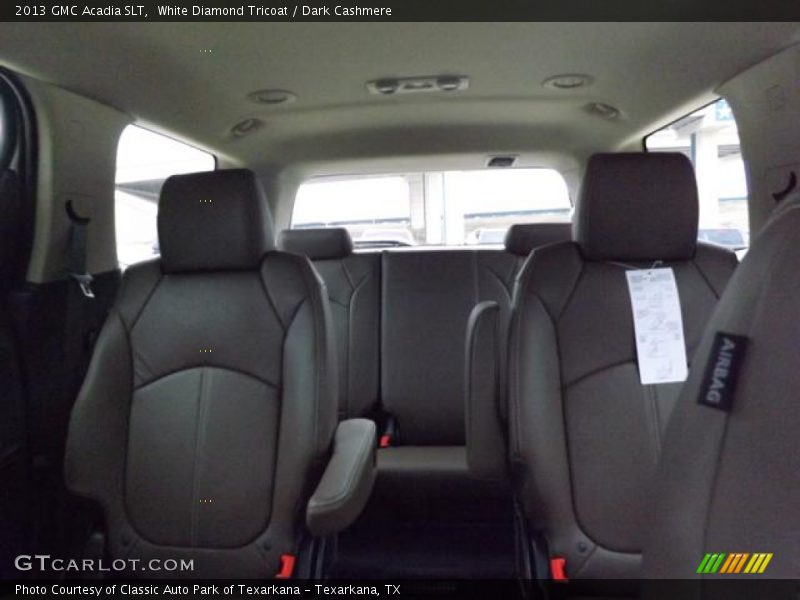 White Diamond Tricoat / Dark Cashmere 2013 GMC Acadia SLT