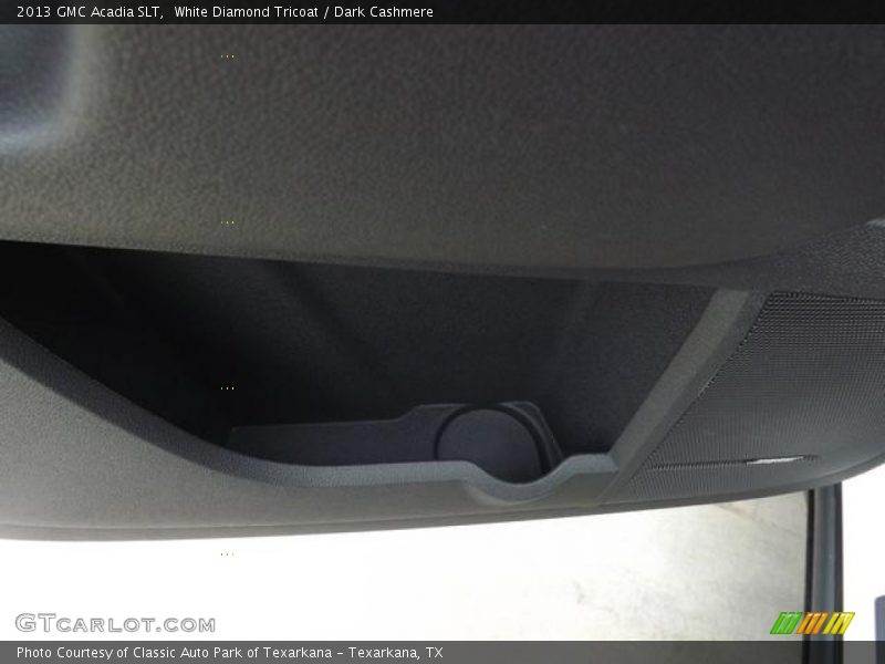 White Diamond Tricoat / Dark Cashmere 2013 GMC Acadia SLT