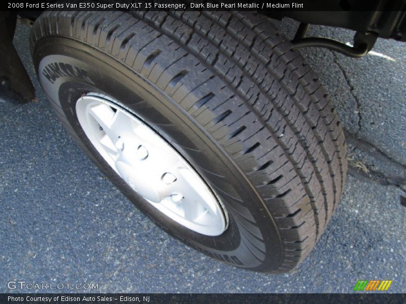 Dark Blue Pearl Metallic / Medium Flint 2008 Ford E Series Van E350 Super Duty XLT 15 Passenger