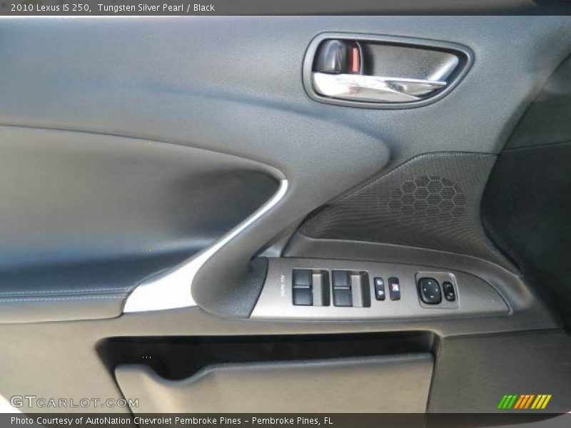 Tungsten Silver Pearl / Black 2010 Lexus IS 250