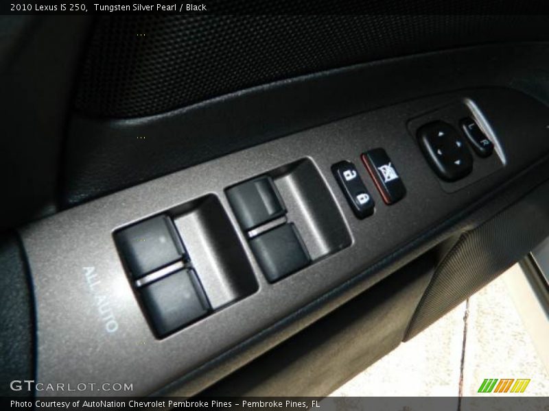 Tungsten Silver Pearl / Black 2010 Lexus IS 250