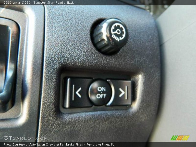 Tungsten Silver Pearl / Black 2010 Lexus IS 250
