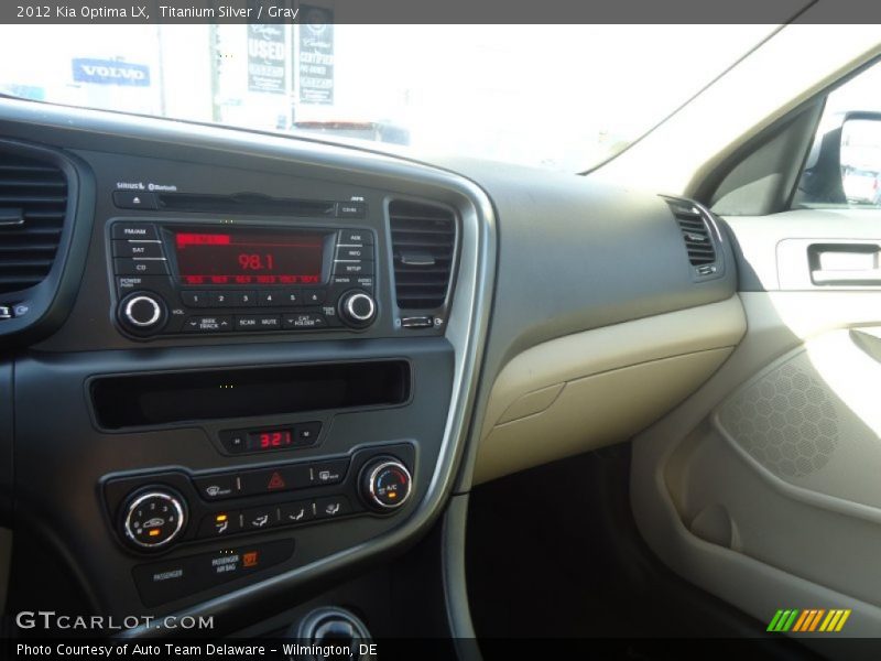Titanium Silver / Gray 2012 Kia Optima LX