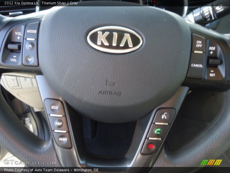 Titanium Silver / Gray 2012 Kia Optima LX