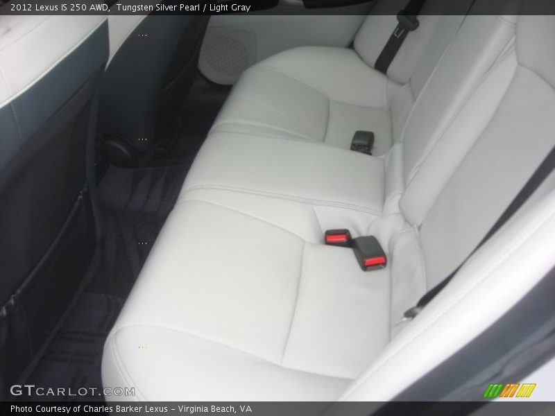 Tungsten Silver Pearl / Light Gray 2012 Lexus IS 250 AWD