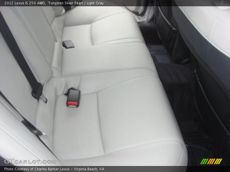 Tungsten Silver Pearl / Light Gray 2012 Lexus IS 250 AWD