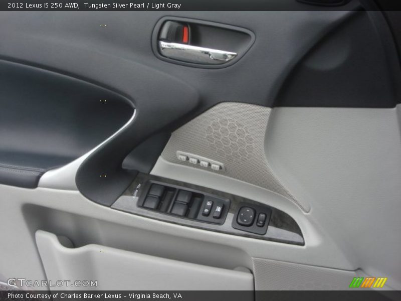 Tungsten Silver Pearl / Light Gray 2012 Lexus IS 250 AWD