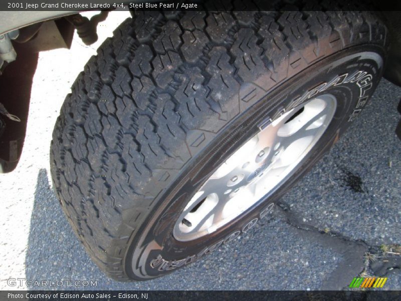 Steel Blue Pearl / Agate 2001 Jeep Grand Cherokee Laredo 4x4