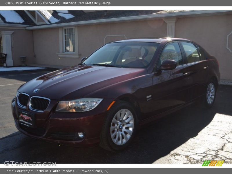 Barbara Red Metallic / Beige 2009 BMW 3 Series 328xi Sedan