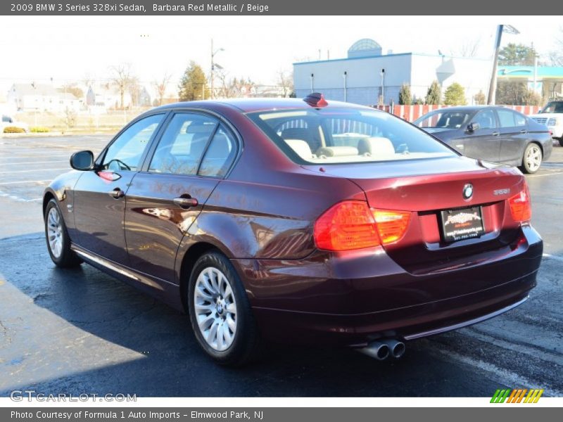 Barbara Red Metallic / Beige 2009 BMW 3 Series 328xi Sedan