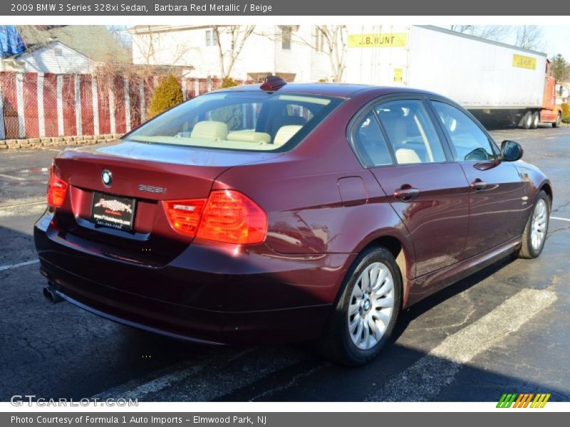 Barbara Red Metallic / Beige 2009 BMW 3 Series 328xi Sedan