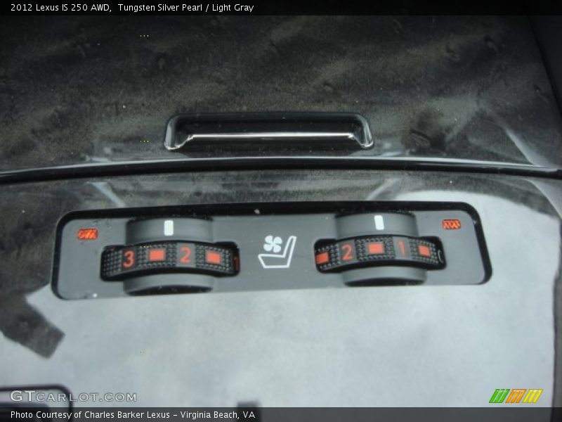 Tungsten Silver Pearl / Light Gray 2012 Lexus IS 250 AWD