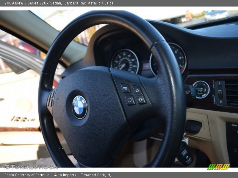 Barbara Red Metallic / Beige 2009 BMW 3 Series 328xi Sedan