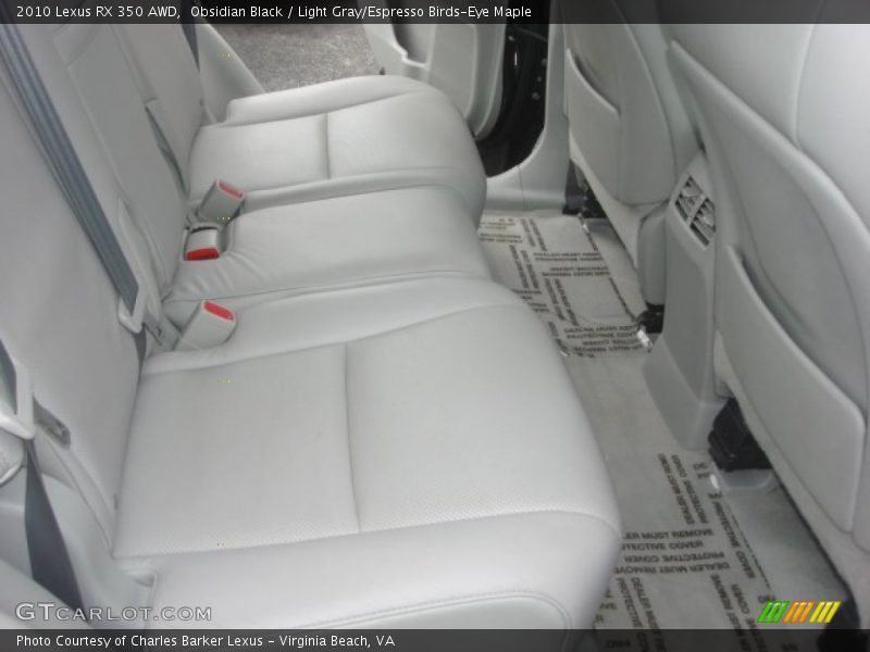 Obsidian Black / Light Gray/Espresso Birds-Eye Maple 2010 Lexus RX 350 AWD