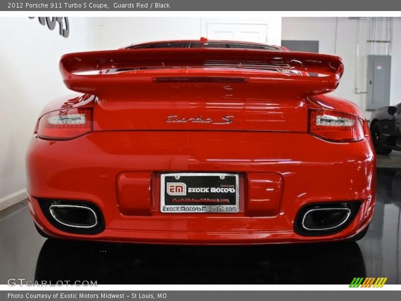Guards Red / Black 2012 Porsche 911 Turbo S Coupe