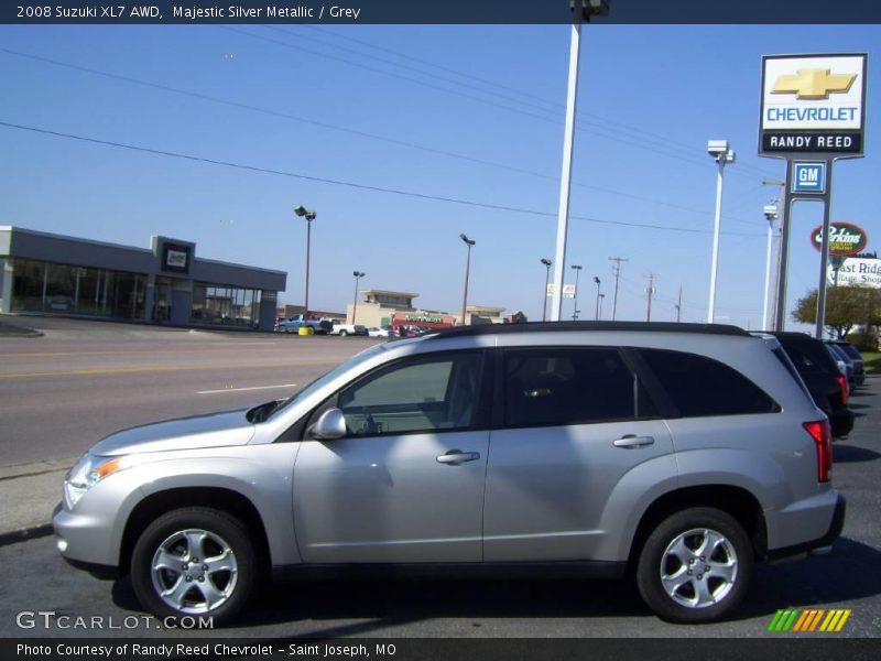 Majestic Silver Metallic / Grey 2008 Suzuki XL7 AWD