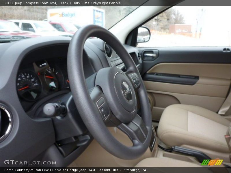 Black / Dark Slate Gray/Light Pebble 2013 Jeep Compass Sport 4x4